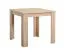 Table à manger carrée Cubi 01 | Chêne de Sonoma | Protection ABS | 75 x 80 x 80 cm | Design sobre