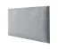 Panneaux rembourrés, lot de 10, Couleur : Gris, Revêtement : Velours, dimensions : 60 x 30 cm