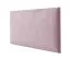 Panneaux rembourrés, lot de 10, Couleur : Rose, Revêtement : Velours, dimensions : 60 x 30 cm