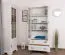 Vitrine Sentis 14, Couleur : Pin blanc - Dimensions : 192 x 88 x 40 cm (H x L x P)