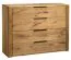 Commode Teresina 08 | Chêne partiellement massif | Finition naturelle | 90 x 120 x 39 cm