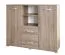 Commode Kikori 11 | Chêne Sonoma | 113 x 130 x 40 cm | Rangement moderne et élégant