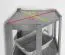 Étagère d'angle en pin massif laqué blanc | Junco 58 | 200 x 71 x 54 cm | Design moderne | Grande capacité