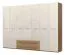 272 cm de large Armoire avec 7 portes, 8 casiers et 2 tiroirs | Couleur: Beige | Profondeur: 56 cm Abbildung