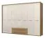 Grande 272 cm de large Armoire avec 7 portes, 8 casiers et 2 tiroirs | Couleur: Beige | Profondeur: 56 cm Abbildung