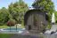 Tonneau de sauna Schlafkogel 08 - Dimensions : 240 x 267 x 248 (L x P x H), Surface au sol : 6,4 m².