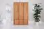 Armoire à portes battantes / Penderie Kapiti 14 Wooden Nature Premium en bois de hêtre massif huilé - Dimensions : 206 x 135 x 45 cm (h x l x p)