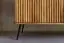 Meuble TV Rolleston 25, chêne sauvage massif huilé - Dimensions : 57 x 144 x 46 cm (H x L x P)