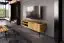 Meuble TV Rolleston 26, chêne sauvage massif huilé - Dimensions : 57 x 180 x 46 cm (H x L x P)
