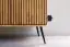 Meuble TV Rolleston 26, chêne sauvage massif huilé - Dimensions : 57 x 180 x 46 cm (H x L x P)
