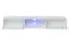 Meuble-paroi exceptionnel avec éclairage LED bleu Volleberg 24, couleur : gris / blanc - Dimensions : 120 x 210 x 40 cm (h x l x p), avec cinq portes
