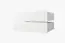 Armoire avec optique marbre Hochfeiler 15, Couleur : Blanc / Marbre blanc - Dimensions : 200 x 180 x 62 cm (h x l x p), avec 10 compartiments et deux tringles à vêtements