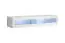 Meuble-paroi Hompland 101, couleur : blanc - dimensions : 180 x 320 x 40 cm (h x l x p), avec éclairage LED bleu