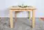 Table en bois de pin massif naturel Junco 239C (carré) - 100 x 100 cm (L x P)