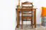 Chaise en pin massif, couleur chêne rustique Junco 245 - Dimensions : 100 x 44,50 x 43,50 cm (H x L x P)