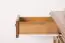 Bureau en bois de pin massif et de chêne aux couleurs rustiques Pipilo 19 - Dimensions : 78 x 182 x 54 cm (H x L x P)