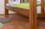 Lit d'enfant / lit junior en pin massif couleur chêne Rustikal 95, avec sommier à lattes - 90 x 200 cm (L x l)