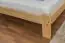 Lit futon / lit en bois de pin massif naturel A10, avec sommier à lattes - dimension 160 x 200 cm