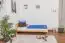 lit d'enfant / lit de jeunesse en bois de pin naturel massif A5, sommier à lattes inclus - Dimensions 90 x 200 cm