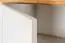 Armoire à portes battantes / armoire Badile 11, couleur : blanc pin / brun - 187 x 57 x 39 cm (h x l x p)
