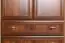 Armoire à portes battantes / armoire Sentis 15, couleur : brun foncé - 193 x 88 x 49 cm (H x L x P)