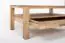 Table basse Wooden Nature 15 en bois de hêtre massif huilé - Dimensions : 105 x 65 x 47 cm (L x P x H)