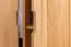 Armoire à portes battantes / Penderie Timaru 19 Wooden Nature Premium en hêtre massif huilé - Dimensions : 180 x 90 x 45 cm (H x L x P)