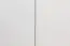 Armoire à portes battantes / armoire Milo 11, couleur : blanc, bois de pin massif - Dimensions : 187 x 89 x 55 cm (H x L x P)