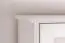 Armoire à portes battantes / armoire Badus 08, couleur : blanc - 201 x 49 x 44 cm (h x l x p)