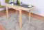 Table en bois de pin massif naturel Junco 232B (ronde) - 150 x 75 cm (L x P)