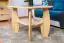 Table basse en bois de pin massif, naturel 005 - Dimensions : 60 x 92 x 67 cm (H x L x P)
