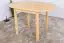 Table en bois de pin massif naturel Junco 231A (ronde) - 120 x 75 cm (L x P)