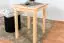 Table en bois de pin massif naturel Junco 233A (carrée) - 60 x 60 cm (L x P)