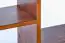 Etagère à suspendre / étagère murale en pin massif couleur noyer Junco 288 - Dimensions : 50 x 130 x 20 cm (H x L x P)