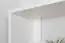 Etagère suspendue / étagère murale Milo 46, couleur : blanc, solide - 37 x 108 x 25 cm (h x l x p)