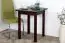 Table en pin massif, couleur noyer Junco 233A (carrée) - 60 x 60 cm (L x P)