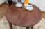 Table en pin massif, couleur noix 003 (ronde) - diamètre 70 cm