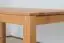 Table de salle à manger Wooden Nature 416 en bois de coeur de hêtre massif huilé - 160 x 90 cm (L x P)