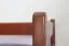 Lit mezzanine pour adultes "Easy Premium Line" K14/n, hêtre massif couleur cerisier - Dimensions : 90 x 200 cm