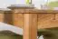 Table de salle à manger Wooden Nature 116 en chêne massif huilé - 120-160 x 80 cm (L x P)