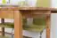 Table de salle à manger Wooden Nature 116 en chêne massif huilé - 120-160 x 80 cm (L x P)