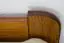 Lit simple / lit d'appoint pin massif, couleur chêne A11, avec sommier à lattes - dimension 140 x 200 cm