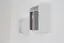 Étagère à suspendre / étagère murale en bois de pin massif, laqué blanc Junco 283A - 30 x 30 x 12 cm (H x L x P) 