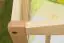 Berceau pour bébé en bois de pin massif, naturel 104, sommier à lattes inclus - 60 x 120 cm (L x l)