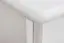 Table de chevet en pin massif, laqué blanc 012 - Dimensions 41 x 42 x 35 cm (H x L x P)