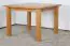 Table en pin massif couleur aulne Junco 239C (carré) - 100 x 100 cm (L x P)