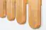 Porte-manteau en pin massif aulne couleur Junco 353 - Dimensions : 80 x 50 x 29 cm (H x L x P)