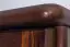 Armoire en bois de pin massif, couleur noyer 006 - Dimensions 190 x 80 x 60 cm (H x L x P)