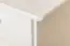 Bureau en bois de pin massif, blanc Junco 190 - Dimensions 75 x 110 x 55 cm