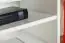 Meuble bas de télévision en pin massif laqué blanc Junco 201 - Dimensions 60 x 96 x 48 cm